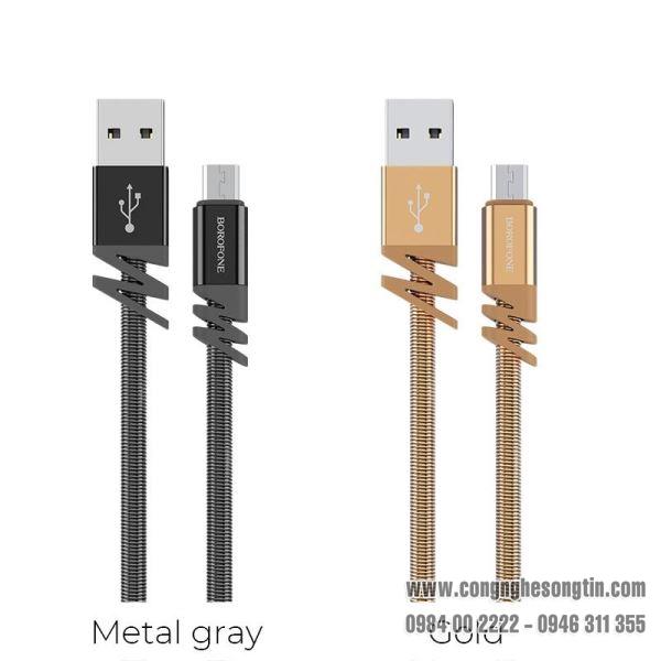 day-cap-sac-thep-khong-gi-bx27-borofone-cong-micro